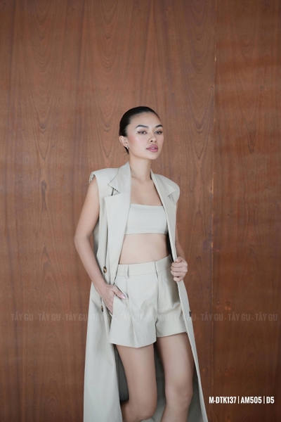 Đầm Cổ Vest Không Tay Dáng Dài BERRY Taygu | DTK137