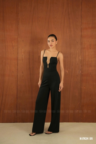 Jumpsuit Hai Dây Cổ Khoét Thanh Lịch HAILEY Taygu | JTK24