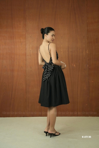 Áo Hai Dây Thiết Kế Cột Nơ LALUR Taygu | AT71