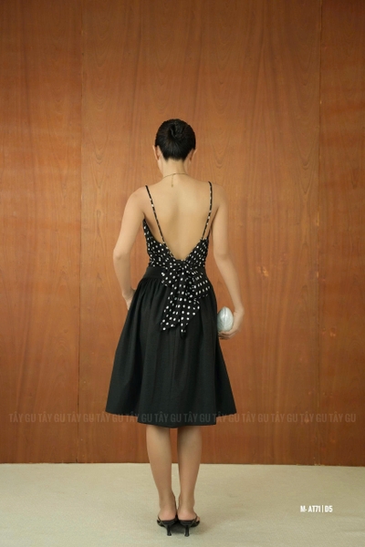 Áo Hai Dây Thiết Kế Cột Nơ LALUR Taygu | AT71