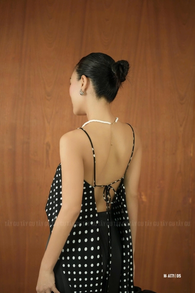 Áo Hai Dây Thiết Kế Cột Nơ LALUR Taygu | AT71