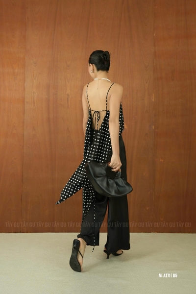 Áo Hai Dây Thiết Kế Cột Nơ LALUR Taygu | AT71