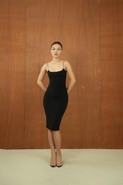 Đầm Hai Dây Thiết Kế Hai Lớp 2in1 Đỏ & Đen SALLY Taygu | DTK150