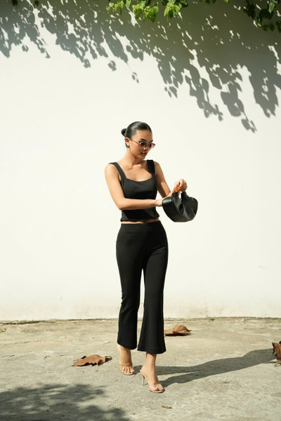 Quần Lửng Dáng Loe Tôn Dáng DEANI Taygu | QTK58