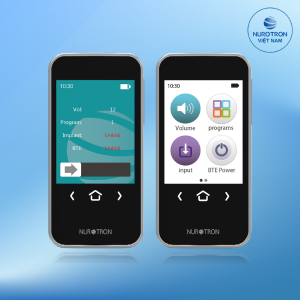 Bộ xử lý âm thanh Nurotron Enduro - Điều khiển từ xa màn hình cảm ứng 2.4 inch