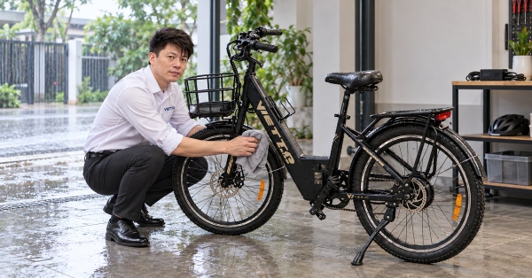 Xe đạp trợ lực có đi mưa được không? 7 lưu ý để sử dụng an toàn hơn