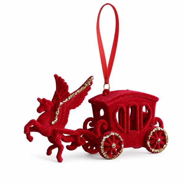 Velvet CHRISTMAS Ornament - Mythical Ride