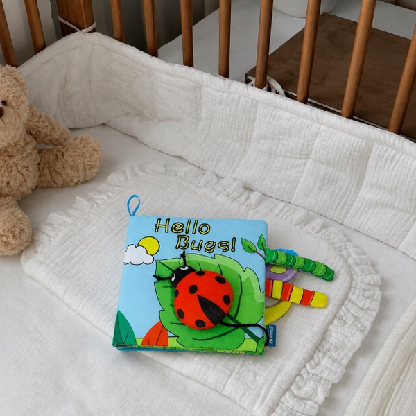 KID & BABY - 'Hello Bugs' Montessori Cloth Book