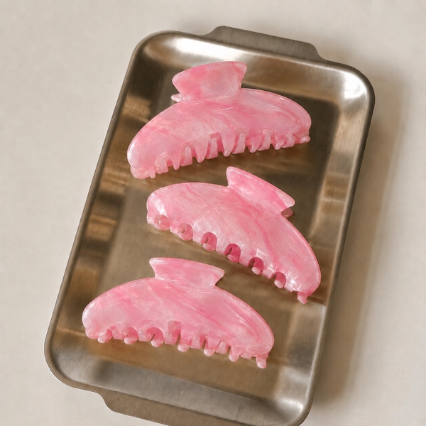 HAIR ACCESSORY - Heirloom Hair Claw in Shimmer Blush