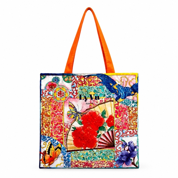 LY VU -  ‘Enchanting East’ Tote Bag