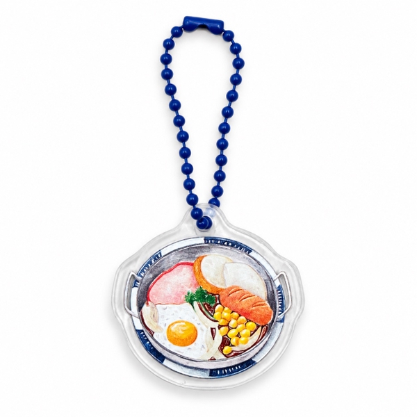 PHANHSHI STUDIO - ‘Bánh Mì Chảo / Vietnamese Sizzling Skillet' Mini Keychain