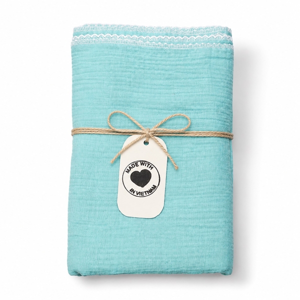 Muslin Blanket For Babies - Turquoise