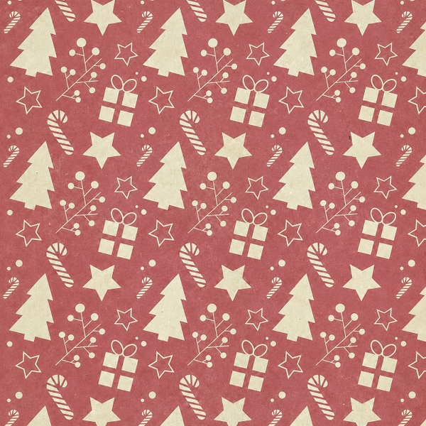 TIỆM CÁ TRỨNG - 'Winter Berry & Pine' Christmas Wrapping Paper