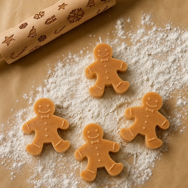 CHRISTMAS Candle - Gingerbread Man