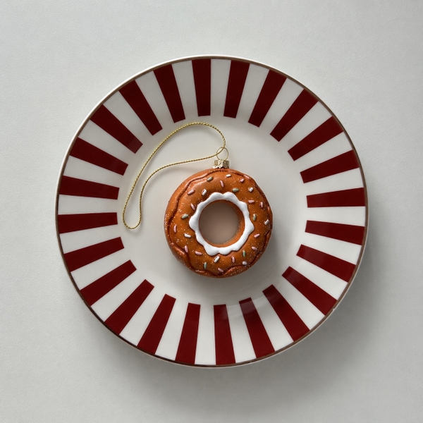 Poly CHRISTMAS Ornament - Donut