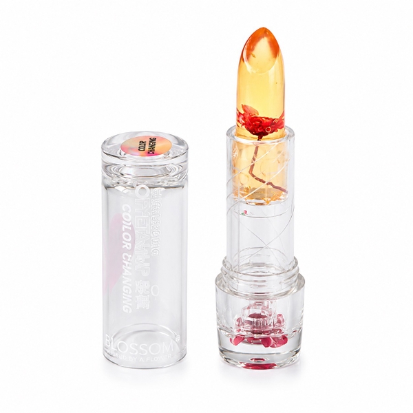 Blossom Beauty - Color Changing Lip Balm in Red