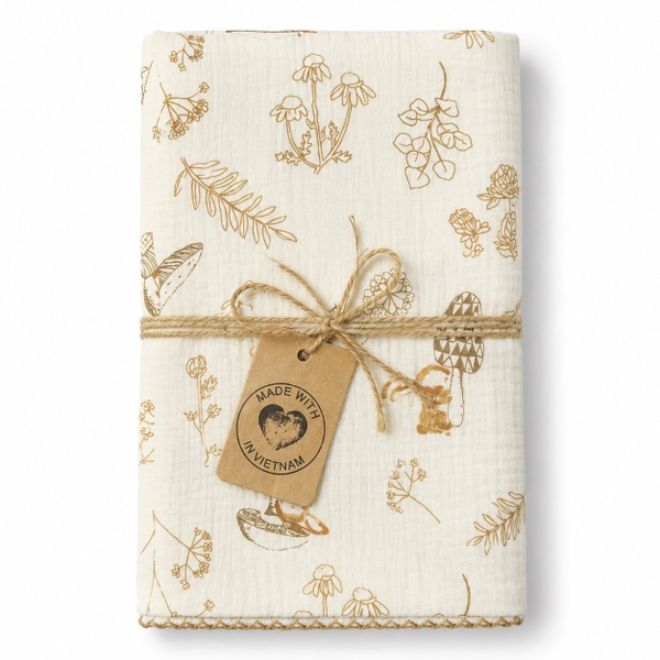 Muslin Blanket For Babies - Bunny in The Forest