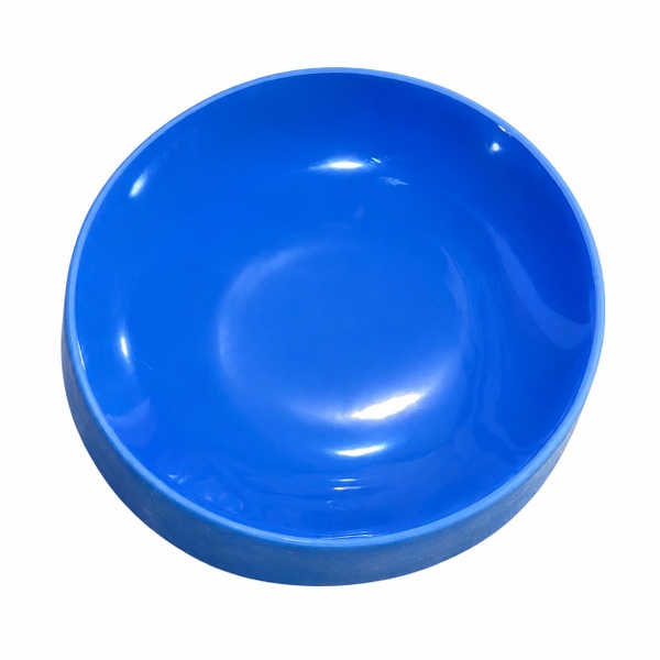 BAT TRANG -  Ceramic Basic Thick Tray In Blue