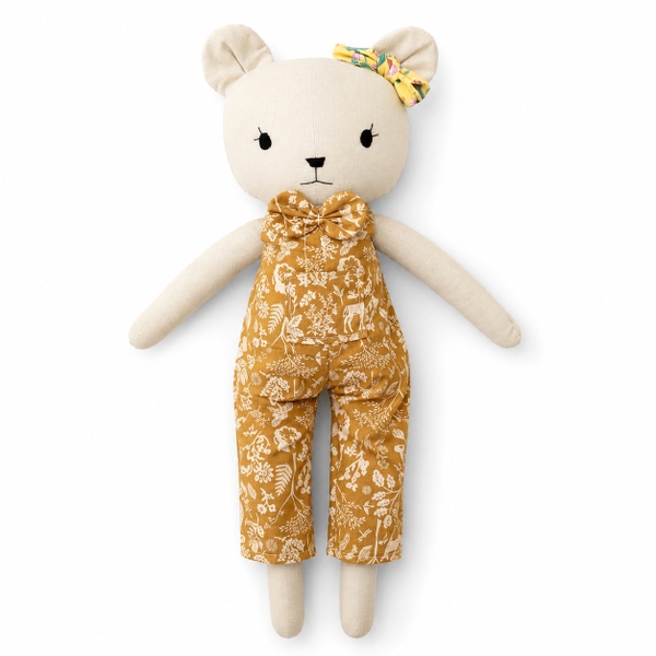RUNG HANDMADE - Misa Bear in Mustard Leaf Jumpsuit