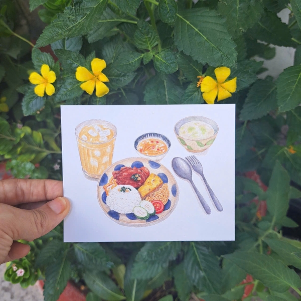 PHANHSHI STUDIO - ‘Cơm Tấm / Broken Rice' Postcard