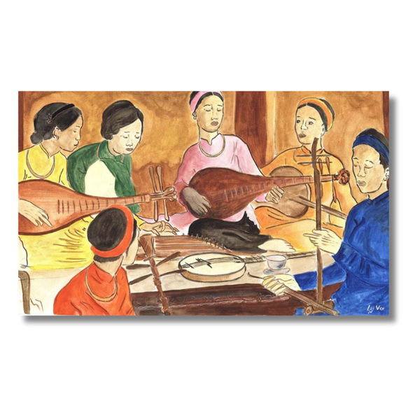 LY VU - 'Hue Royal Court Music' Art Print