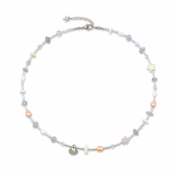 MERMAID - 'Celia' Natural Gemstone & Pearl Necklace Set