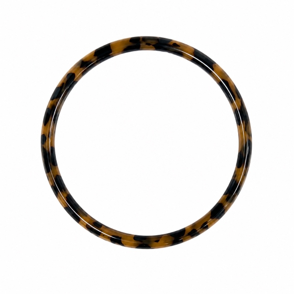 AZIET -  Buffalo Horn Bangle in Leopard Print