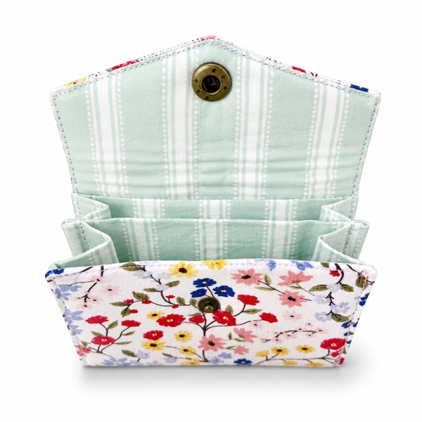 RUNG HANDMADE - 'Colorful Flower' Small Wallet