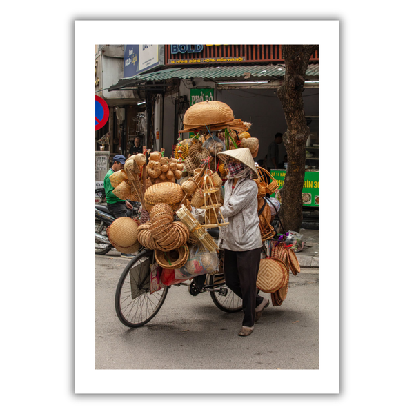 MARCUS LACEY - 'Bamboo Basket Bike' Print
