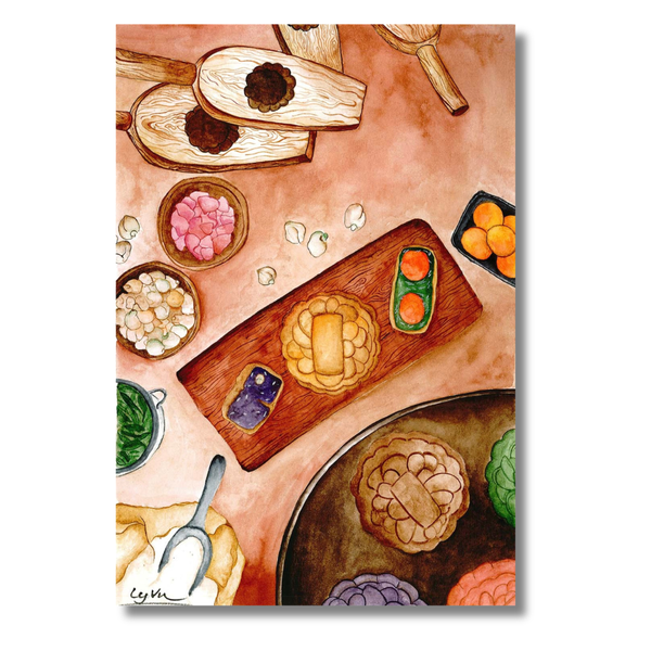 LY VU - 'Mid-Autumn Flavors No.1' Art Print