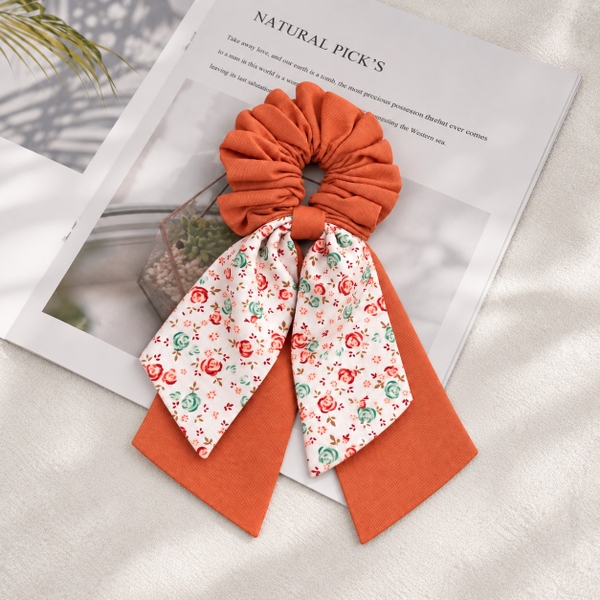 RỪNG HANDMADE - Long Bow Scrunchies in Orange