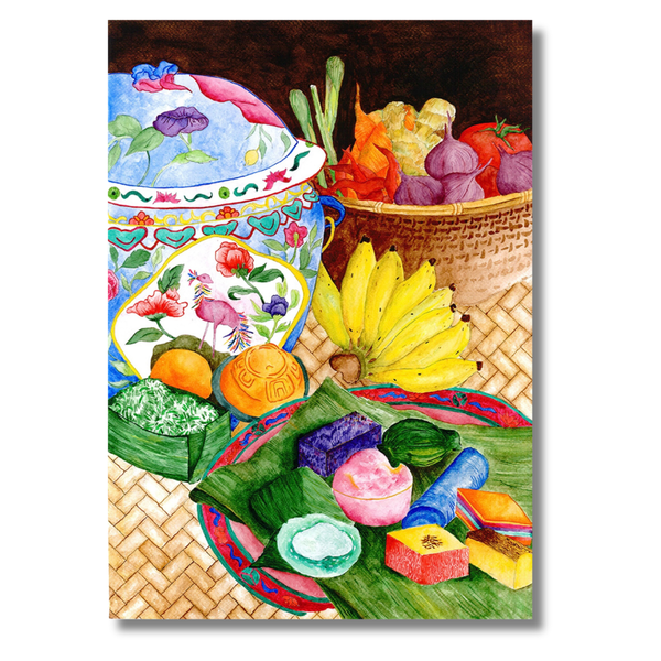 LY VU - 'Vietnamese Spices and Desserts' Art Print
