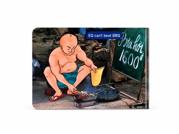 XLAND - ‘EQ Can't Beat BBQ’ Mini Notebook