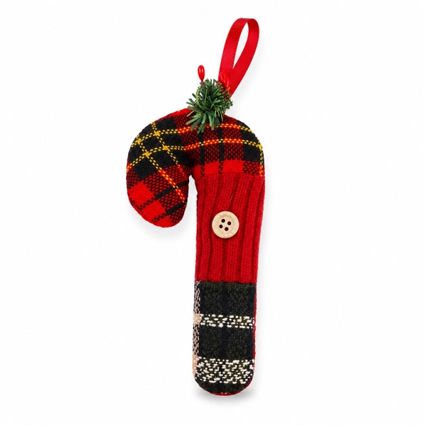 CHRISTMAS - Quilt Ornament in Candy Cane