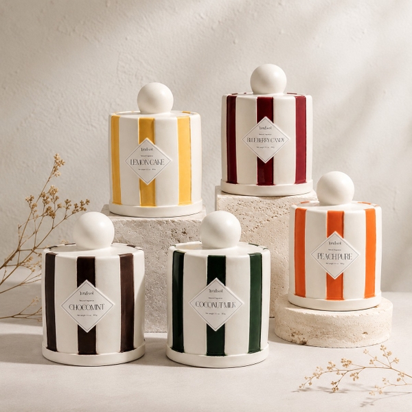LUNASOL - 'Chocomint' Scented Candle
