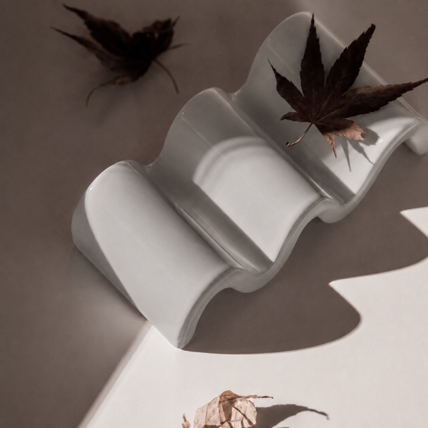 BÁT TRÀNG CERAMIC - Wavy Soap Dish