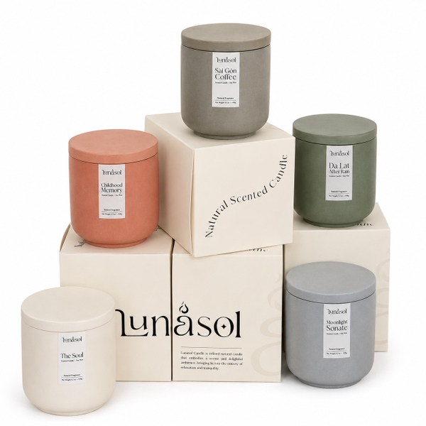 LUNASOL - 'Saigon Coffee' Scented Candle