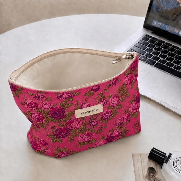 MAKE UP PURSE - Fuchsia Rose