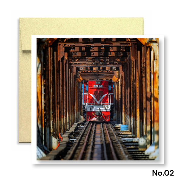 MARCUS LACEY - 'Train Greeting Card