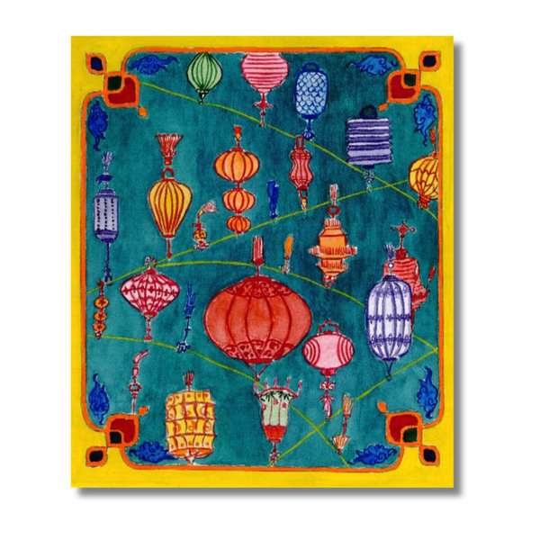 LY VU - 'Lantern Land' Art Print