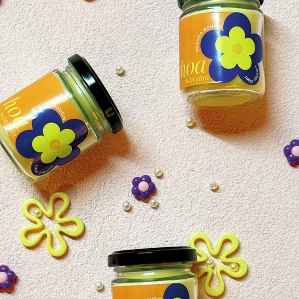 XoaXoa - ‘Plum Flower’ Glass Jar Scented Candle