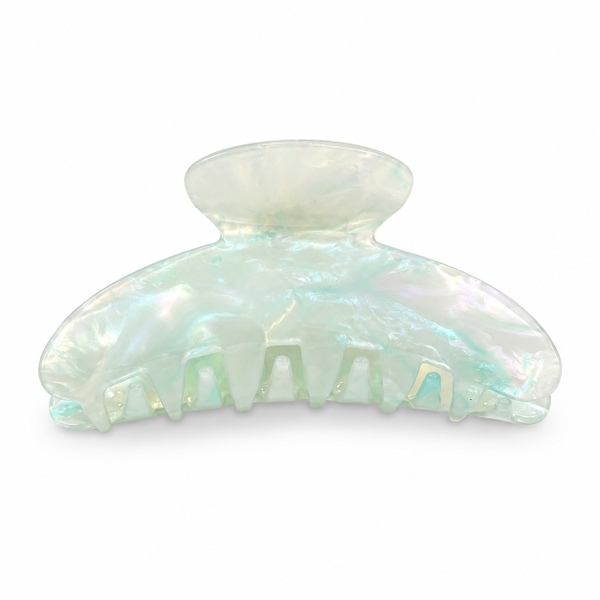 HAIR ACCESSORY - Heirloom Hair Claw in Shimmer Mint Pearl