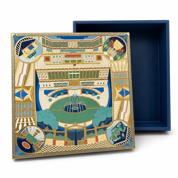 LA'ARTISAN - 'Dinh Độc Lập / The Independence Palace' Gold Plated Lacquer Box