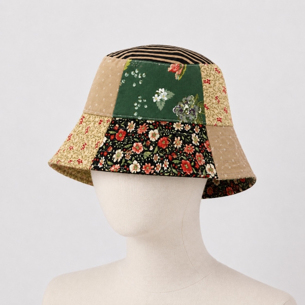 RUNG HANDMADE - Quilted Hat in Beige