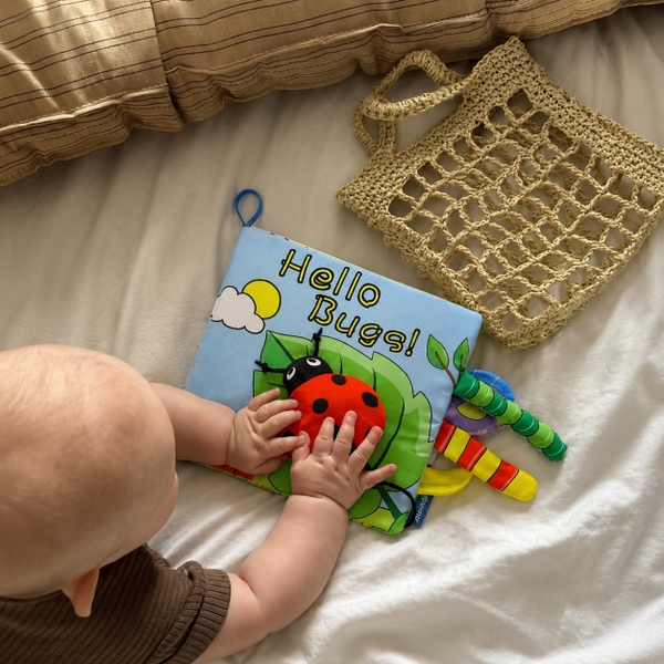 KID & BABY - 'Hello Bugs' Montessori Cloth Book