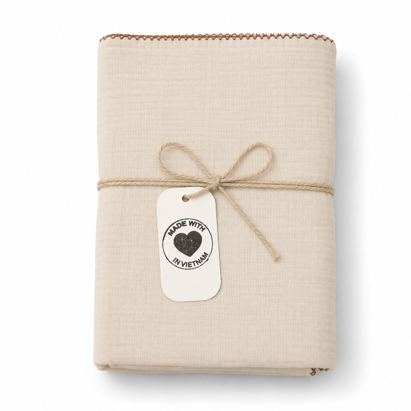 Muslin Blanket For Babies - Beige