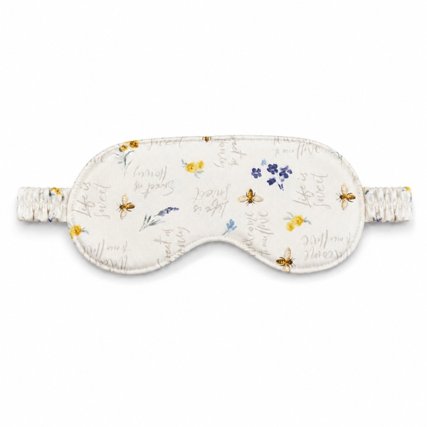RUNG HANDMADE - 'Life Is Sweet' Linen Sleep Mask
