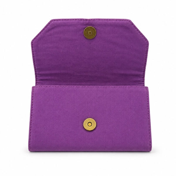 RỪNG HANDMADE - Hand Sewn Wallet in Purple