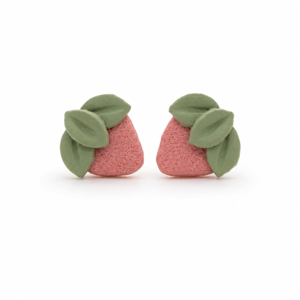 ELI & LOU - Clay Earrings in Strawberry