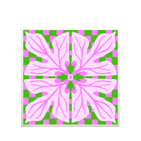 FRAMED Nicki Blackbeard 'Checked Tile'